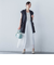 【WEB限定】フィブリルタフタロングジレ ≪手洗い可能≫