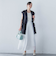 【WEB限定】フィブリルタフタロングジレ ≪手洗い可能≫