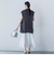 【WEB限定】フィブリルタフタロングジレ ≪手洗い可能≫