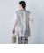 【WEB限定】フィブリルタフタロングジレ ≪手洗い可能≫