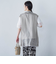 【WEB限定】フィブリルタフタロングジレ ≪手洗い可能≫