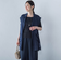 【WEB限定】フィブリルタフタロングジレ ≪手洗い可能≫