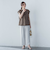 シアーリネンピンタックブラウス