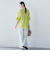 シアーリネンVネックブラウス≪手洗い可能≫