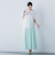 【晴れ軽】撥水UVキーネックブラウス≪UV/接触冷感/撥水性/洗濯機で洗える≫