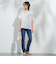 【WEB限定】ラミーギャザーブラウス≪洗濯機で洗える≫