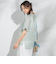【WEB限定】ラミーギャザーブラウス≪洗濯機で洗える≫