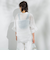 【WEB限定】ラミーシャツブラウス≪洗濯機で洗える≫