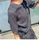 【WEB限定】シアースリーブサーマルカットソー ≪手洗い可能≫