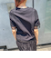 【WEB限定】シアースリーブサーマルカットソー ≪手洗い可能≫
