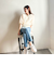 【WEB限定】リボンカットジャガードシアーブラウス