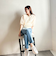 【WEB限定】リボンカットジャガードシアーブラウス