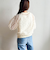 【WEB限定】リボンカットジャガードシアーブラウス