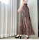 【WEB限定】グリッターシャイニープリーツスカート