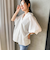 【WEB限定】ワンダーウェーブクロスシャツブラウス ≪手洗い可能≫