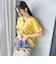 【WEB限定】レーヨンリネンポプリンVネックブラウス