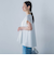 ペプラム風タックカットソー≪洗濯機で洗える≫