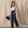 【JAPAN BLUE JEANS】デニムワイドパンツ≪洗濯機で洗える≫