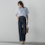 【JAPAN BLUE JEANS】デニムワイドパンツ≪洗濯機で洗える≫