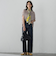 【JAPAN BLUE JEANS】デニムワイドパンツ≪洗濯機で洗える≫