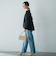 【JAPAN BLUE JEANS】デニムワイドパンツ≪洗濯機で洗える≫