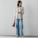 【JAPAN BLUE JEANS】デニムワイドパンツ≪洗濯機で洗える≫