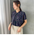 【WEB限定】プリントアムンゼンブラウス≪洗濯機で洗える/透けにくい≫