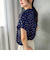【WEB限定】プリントアムンゼンブラウス≪洗濯機で洗える/透けにくい≫