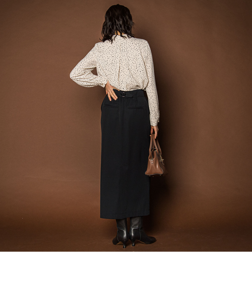 ナローシルエットチノスカート≪洗濯機で洗える≫｜ロートレアモンの