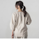 【WEB限定】フォルムスリーブバックジップトップス≪洗濯機で洗える≫