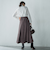エアリースエードフレアスカート≪洗濯機で洗える≫