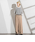 【WEB限定】シアーボーダーニットプルオーバー≪手洗い可能≫