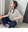 【WEB限定】シアーボーダーニットプルオーバー≪手洗い可能≫