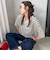【WEB限定】シアーボーダーニットプルオーバー≪手洗い可能≫
