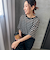 【WEB限定】シアーボーダーニットプルオーバー≪手洗い可能≫