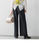 【WEB限定】Active Beautyワイドパンツ≪洗濯機で洗える≫