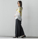 【WEB限定】Active Beautyワイドパンツ≪洗濯機で洗える≫