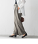 【WEB限定】Active Beautyワイドパンツ≪洗濯機で洗える≫