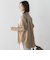 オーバーサイズシャツブラウス ≪洗濯機で洗える≫