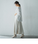 キーネックエアリータックブラウス ≪接触冷感/洗濯機で洗える≫