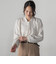 【WEB限定】バックサテン小紋プリントブラウス