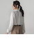 【WEB限定】バックサテン小紋プリントブラウス