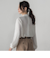 【WEB限定】バックサテン小紋プリントブラウス