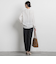 【WEB限定】バックサテン小紋プリントブラウス