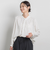 【WEB限定】バックサテン小紋プリントブラウス