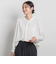 【WEB限定】バックサテン小紋プリントブラウス