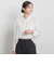 【WEB限定】バックサテン小紋プリントブラウス