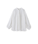 【WEB限定】バックサテン小紋プリントブラウス