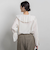 ラッフルレーヨンブラウス