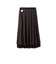 レザーライクサテンプリーツスカート≪洗える≫